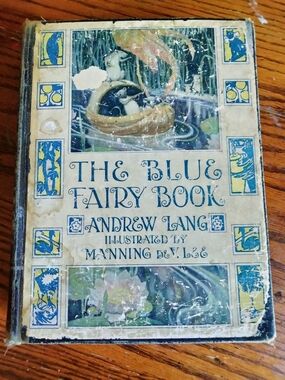 Rare 1929 The Blue Fairy Book By Andrew Lang Illustrated By Manning De Villeneuv